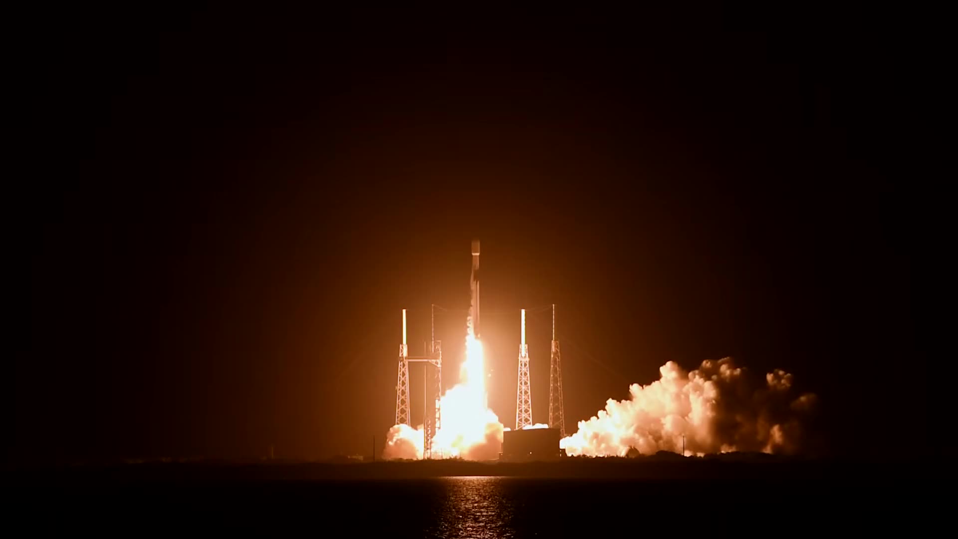Night launch of a Falcon 9 rocket